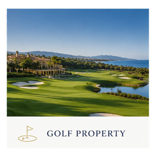 Golf property in Sotogrande overlooking championship golf courses and luxury homes