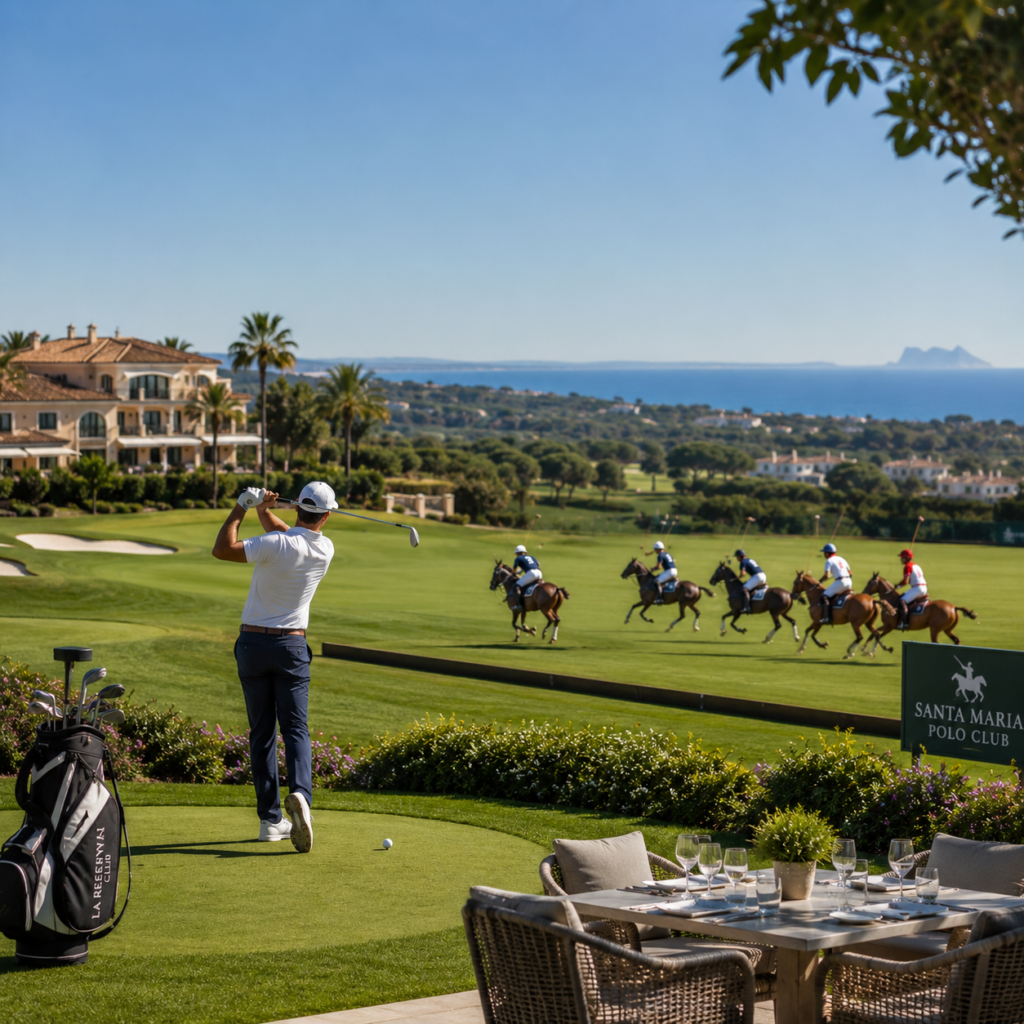 Golf and polo lifestyle in Sotogrande with championship courses and luxury surroundings